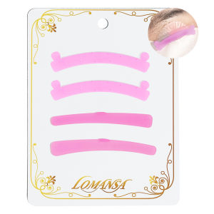 Lomansa 2 คู่ซิลิโคนขนตาแท่งริบบิ้นนุ่มสีสัน Lash Lift ริบบิ้นเปียร์ม Multi-Functional Eyelash Lifting เครื่องมือแต่งหน้า
