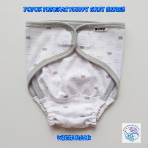 POPOK PEREKAT FLUFFY GREY SERIES