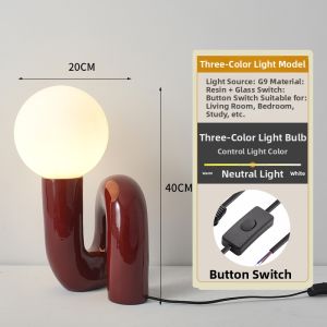 HENGPai | Creative Creamy Mushroom Style Bedside Lamp