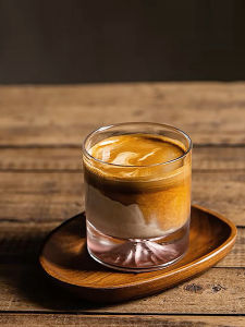 Japanese Style Glass Coffee Cup Lead-Free Mountain Tea Dirty White Australian Ice American Vintage Creative Design Single Piece