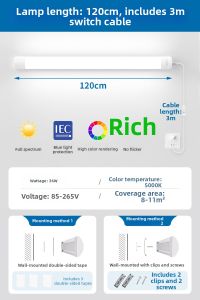 jiuxin lighting | Wall Mounted Plug-in Bright LED Bar Light