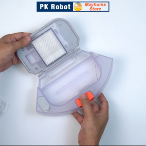 Vật Tư Thay Thế Robot Mijia 3C (C103) Mijia S20 Model D106 E10 E10C E12/ Hộp Bụi & Hộp Nước 2in1 Khung Lọc Sơ Cấp/