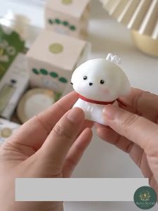 Nến thơm hình chú chó dễ thương hương quả lê và lan Nam Phi 58g decor trang trí quà tặng ngày lễ quà lưu niệm thủ công