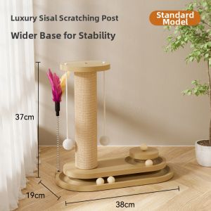 HELLOLEIBOO | Durable Non-Shedding Standing Cat Scratching Toy
