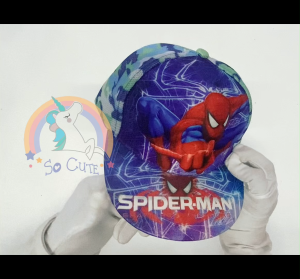 Socute Kids Boy 3D Cartoon Cap Ultraman Bumblebee Spiderman Captain Cartoon Character Topi Budak Lelaki Kartun 3D