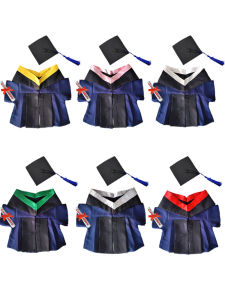 Doll Graduation Robe Doll Doll Scholar Uniform Doctor Masters Gown Bear Graduation Bear Arts and Science Customization Graduation Doll Clothes
