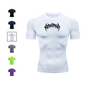 Áo Thun Chạy Bộ Nén Cơ Thể Nam Dài Tay Tập Gym Thể Thao Áo Thể Thao Chạy Bộ Hàng Đầu Polyester Nam Tracksuit Tee
