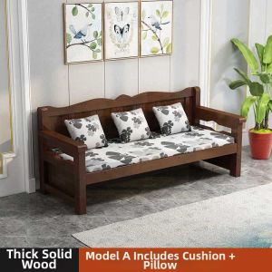New Chinese Style Sofa With Storage Drawer