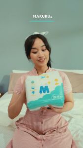 Makuku SAP Diapers Comfort Fit Size NB32 S30 M28 M42 L26 L40 XL24 XL38 XXL22 Tape/Pants anti ruam