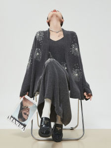 XIAODADEHUA | Casual Lazy Style Knit Dress Set