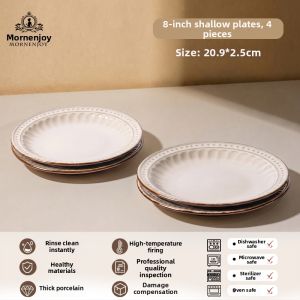 mornenjoy | Glazed Undercolor Retro Antique Style Bowls