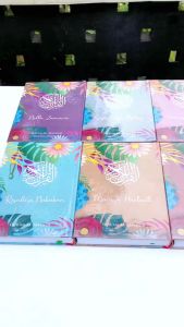 AlQuran Custom Nama Sendiri - Tanpa PO Fitur Lengkap Terjemah  2 Blok Warna Latin - Ukuran A5