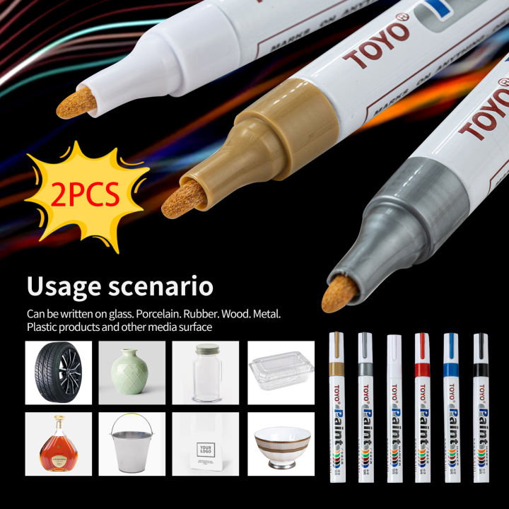 Combo 2 Cây Bút Sơn Màu Vĩnh Viễn – Chống Nước, Bám Lâu, Viết Trên Mọi ...