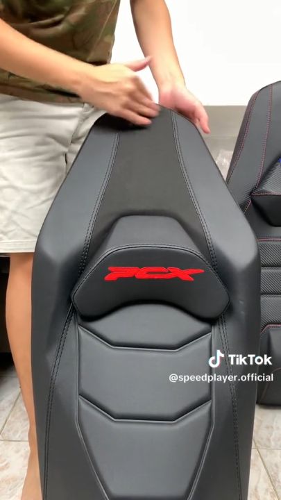 [PCX160] เบาะแต่ง PCX 2014-2020 เบาะปาด PCX เบาะมอเตอร์ไซค์ ด้ายดำ ของแต่ง PCX 150 เบาะรถมอไซ เบาะรถมอเตอร์ไซค์ SpeedPlayer