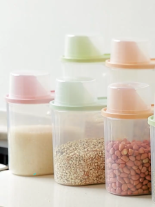 Pet food Storage Bucket Sealed Large Capacity Storage Tank Sealed Container For Pet Food With Measuring Cup Cat Food Storage Bucket Dog Food Container