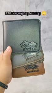 KAHASIL Dompet Pria Bahan Kulit PU Premium Original Double Slot