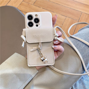Luxury Cat Pattern Wallet Compatible with Vivo X200 pro X100S X90/X80 S21 Female Style Full Cover Protection Soft Silicon Shell