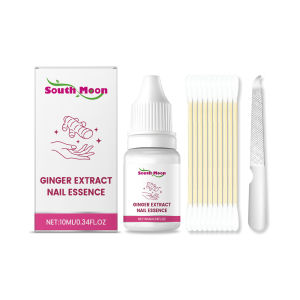 SOUTH MOON Ginger Extract Nail Essence Gentle nourishing and caring nail care liquid for hands and feet Ginger Extract Nail Essence Nail Nutrient Solution Nail Care