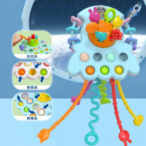 Besee | Chewable Pull & Rattle Baby Toy