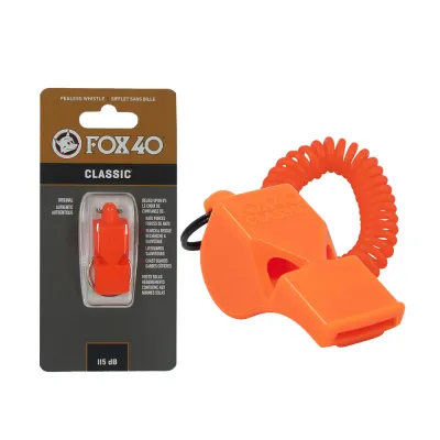 Fox40 Classic Whistle Wrist-Worn Flexcoil Added