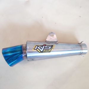silincer selincer kjs segi 6 blue sarangan 1/4 diameter 50mm mp gl cb tiger satria fu vixion Jupiter vega supra x