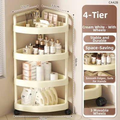 JIAJIESHI | Multifunctional Corner Bathroom Storage Rack