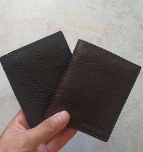 Ví da nâu đen Nam Helios kiểu ngang đút túi
