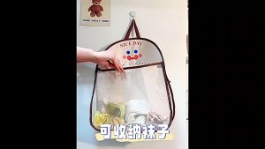 Underwear Socks Hanging Storage Bag Wall Hanging Breathable Mesh Bag Wall Hanging Organizer Bag