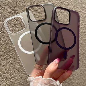 Magsafe Wireless Charge Case คุณไม่จำเป็นมาก อุดรกรรมเสริมสร้างความชุ่มชื่นของ iPhone 14 Plus 13 12 Pro Max และสร้างความมั่นใจ โดย [JLK] Ultra Thin Matte