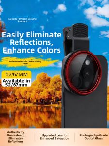 caibeike | Professional CPL Polarizing Filter Enhance 4K Clarity Eliminate Reflections