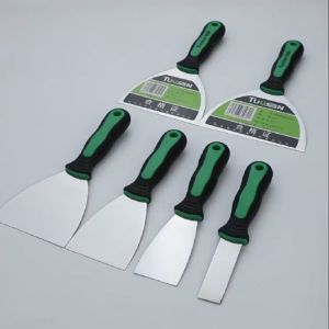 TUOSEN Stainless Steel SCRAPER 1 2 3 4 5 6 CEMENT PUTTY SCRAPERS Rubber Handle Pengikis WALL TOOL TOOLS