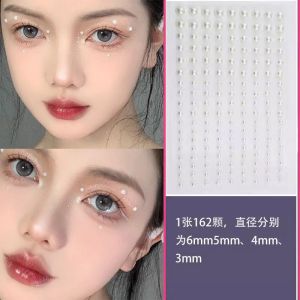 Red Diamond Sticker Face Diamond Hua Chenyu Mars Makeup Face Pasters Diamond Decorations Mountain Root Eye Makeup Light Diamond Tear Diamond Concert Makeup