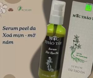 Tặng kèm bột rửa mặt the mát  serum Mộc Thảo Tây tái tạo da nhân sâm loại bỏ tất cả mụn nám tàn nhang đồi mồi da thâm sạm