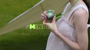 พร้อมส่ง พัดลมแบบพกพา พัดลมมือถือ พัดลมมินิ พัดลมแบบแขวนคอ พัดลมพกพาขนาดเล็ก เชื้อกคล้องคอ