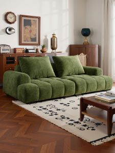 RUFEI | Government Subsidized Creamy Style Cat Scratch Resistant Puff Sofa