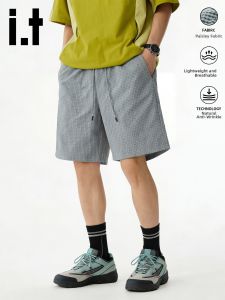 izzue | Mens Outdoor Cycling Climbing Sport Pants Anti-wrinkle Straight Shorts
