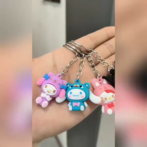 5cm SIMPLICO KUROMI Toy Key Chain Plush Toy Small Pendant Keychain Souvenir Birthday Christmas Gift