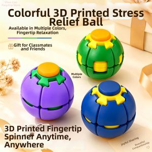 CHUNCAN | 3D Printed Pressing Spinning Stress Relief Toy Emotional Stabilizer