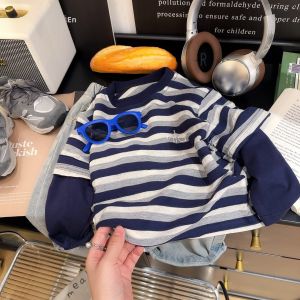 JIFANPAUL | Autumn New Design Striped Long Sleeve Boys Tshirt