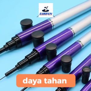 Joran Pancing Joran Tegek Fishing Rod High Kualitas Super Ringan Serat Karbon Keras Tangan Pancing Teleskopik Pancing Batang Joran Pancing joran tegek （2.7M-6.3M）