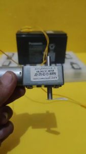 Dinamo DC Motor ASLONG 12V 95Rpm Type: JGY-370-SZ Worm Gear Metal Double As