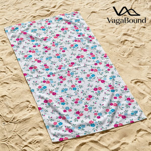 Ditsy Florals Luxury Beach Towels Crafted from Combed Cotton Plush and Absorbent Beach Towel or Pool Towels