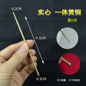 Bronze Ear Therapy Acupoint Pen Foot Massage Reflex Zone Home Use Copper Alloy Acupressure Stick Tissue Release Tool