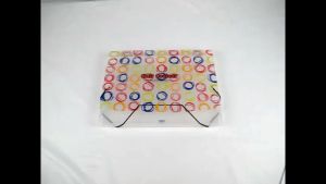 Carry File Box Banded 3 CM TOMEX F4 (Folio) Map Dokumen Tas Dokumen Carry File Case Motif