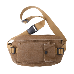Casual Denim Fabric Crossbody Chest Bag Womens 2024 New Design Small Leisure Canvas Bag Hong Kong Style Harajuku Mobile Phone Waist Bag