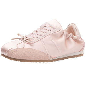 DUSTO | Autumn Versatile Silver Flat Trainer Shoes