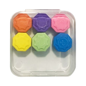 【New Arrival】6Pcs Set Traditional Stone Toy Portable Pebbles Play Game with Storage Box Stone Tossing Game for TV Fans and Kids