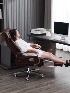 Ghế giám đốc da cao cấp Ghế giám đốc văn phòng có gác chân ngả lưng xoay 360