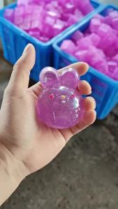 Bandai | Bunny Squishy Fidget Toy Sensory Stress Relief Anxiety Relief Focus Decompress Relax Squeeze Desk Toy for Adults Kids