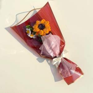 พร้อมส่งจากไทย🇹🇭 ช่อดอกไม้ ช่อดอกไม้ลวดดัดกำมะหยี่ ช่อดอกทานตะวัน ของขวัญให้แฟน ของขวัญ